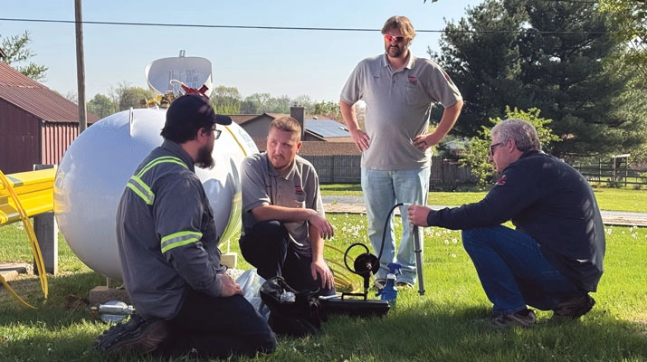 The Pennsylvania Petroleum Association Technical Education Center, with the instruction of industry veteran Gary Nouse, focuses on giving employees more hands-on training. (Photo by Katelyn Zawalick)