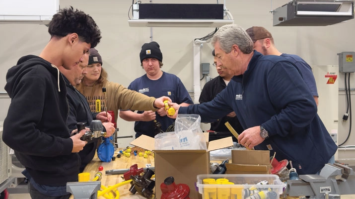 The new facility is three times larger than any previous training center, and it includes multiple classrooms and hands-on training labs. (Photo by Katelyn Zawalick)