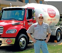 Mac Bridgwater is one of Foster Fuels’ regional sales and operations managers, working out of its Lovingston, Virginia, location. (Photo by Stephen Meeker)