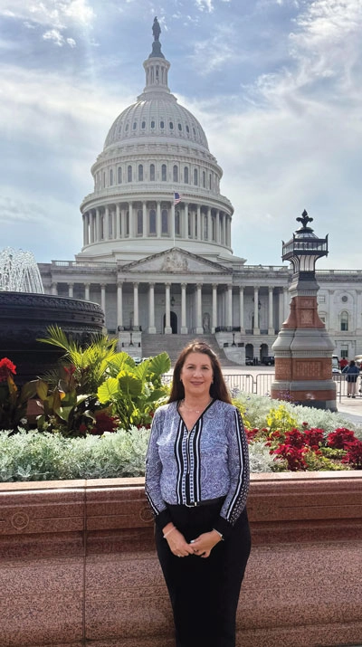 Gerwitz attends Propane Days in Washington, D.C. (Photo courtesy of Lisa Gerwitz)