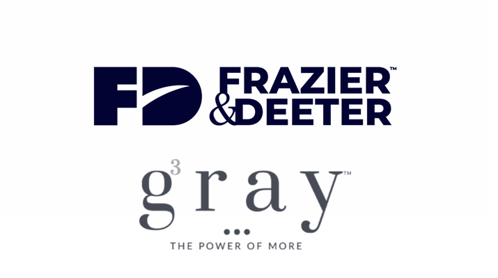 Logos: Frazier & Deeter; Gray, Gray & Gray