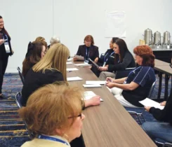 Members of Women in Propane take the DiSC training on building emotional intelligence. (Photo courtesy of Women in Propane)
