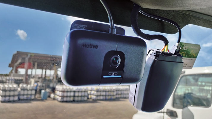 Vehicle cameras are becoming a main topic of conversation around how propane marketers manage their fleet. (Photo courtesy of Propane Ninja)