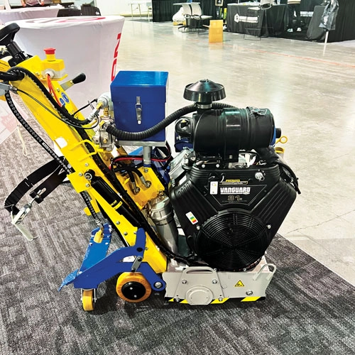 Concrete equipment is “a solid market” for Propane Power Systems. (Photo by Jake Coker)