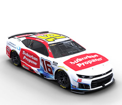 Image of the special-edition No. 16 Suburban Propane Chevy